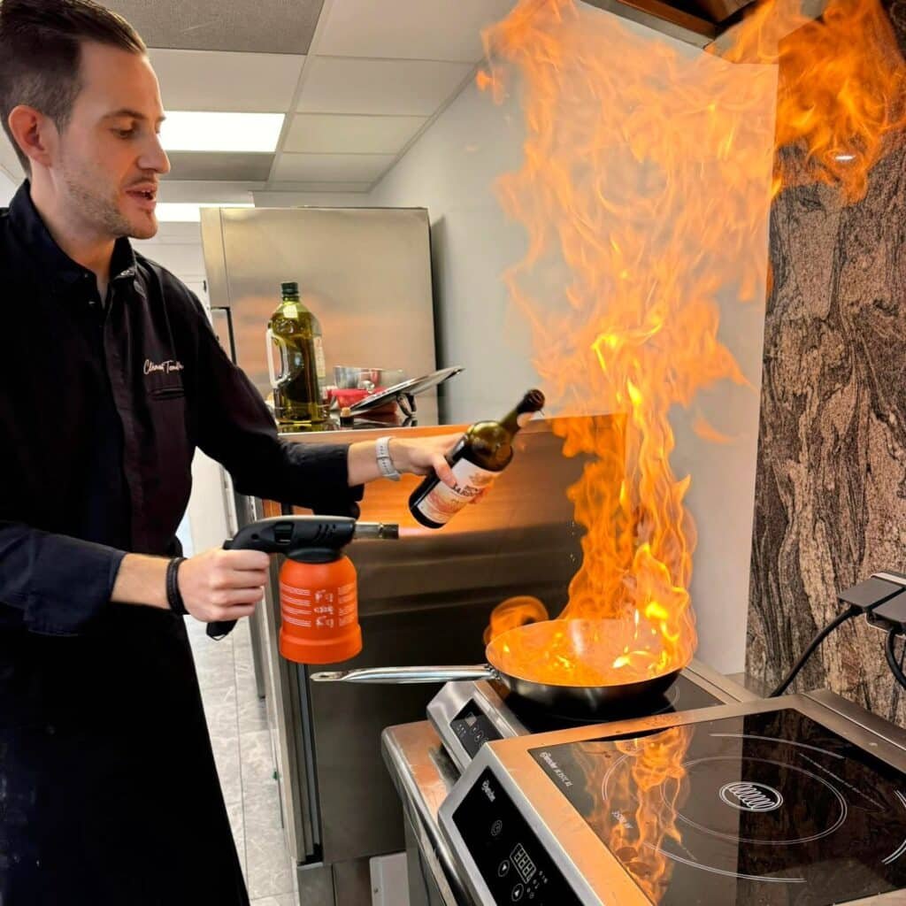 Flambage with Chef Clement