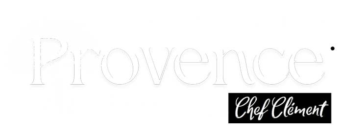 White logo - Cooking Class Provence