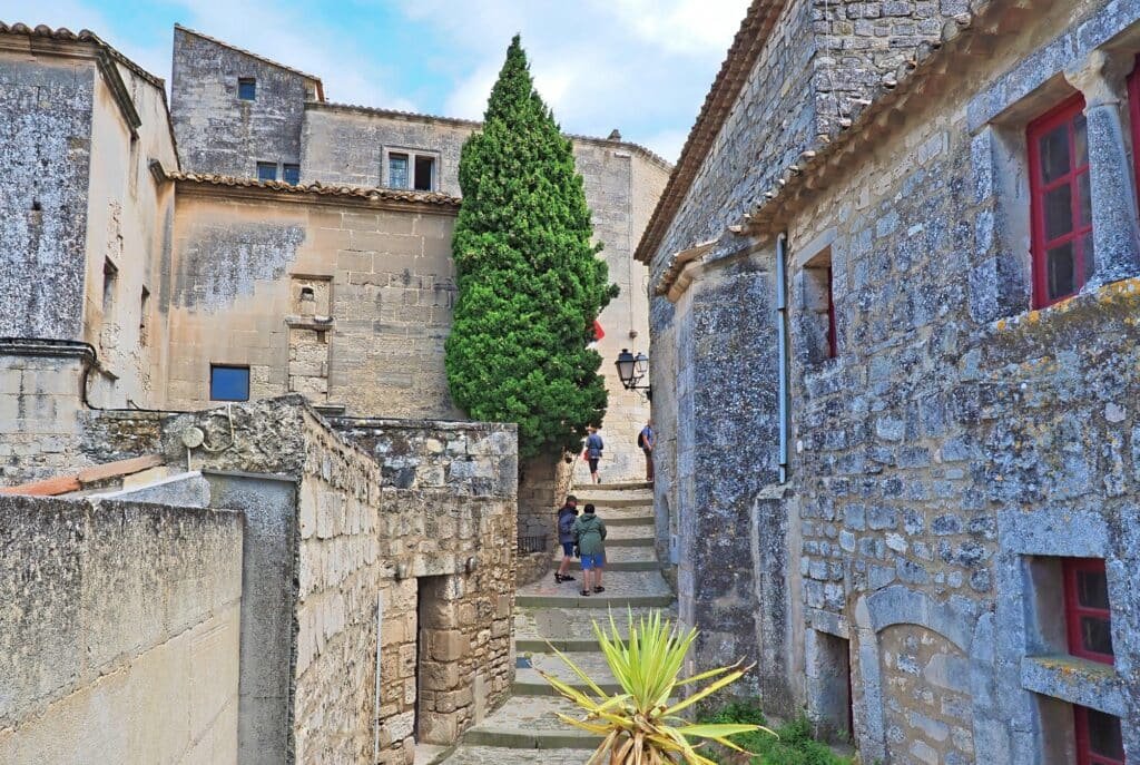 Les Baux-de-Provence epicurean experience – view through historic village streets